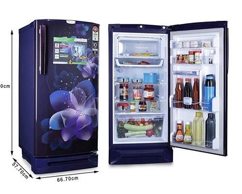 Single Door Refrigerators - Godrej 190 L 5 Star Inverter Direct-Cool Single Door Refrigerator