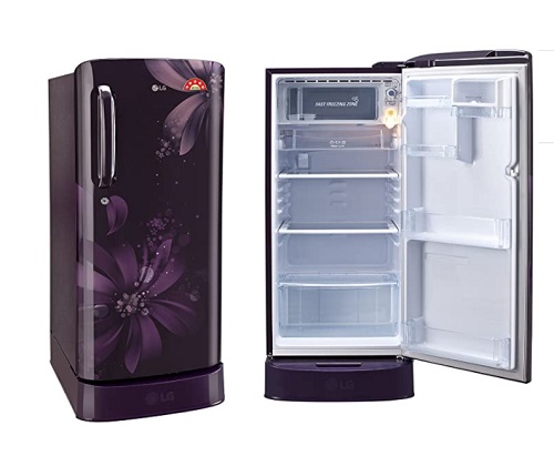 Single Door Refrigerators - LG 215 L 5 Star Direct-Cool Single Door Refrigerator