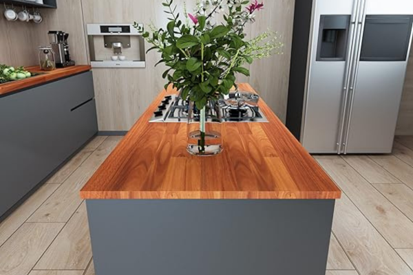 Best kitchen worktops - INTERBUILD Karri worktop Hybrid 2000x800x26mm